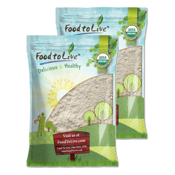 Certified Gluten Free Organic Amaranth Flour, 16 Pounds  Non-GMO, Raw, Vegan  by Food to Live