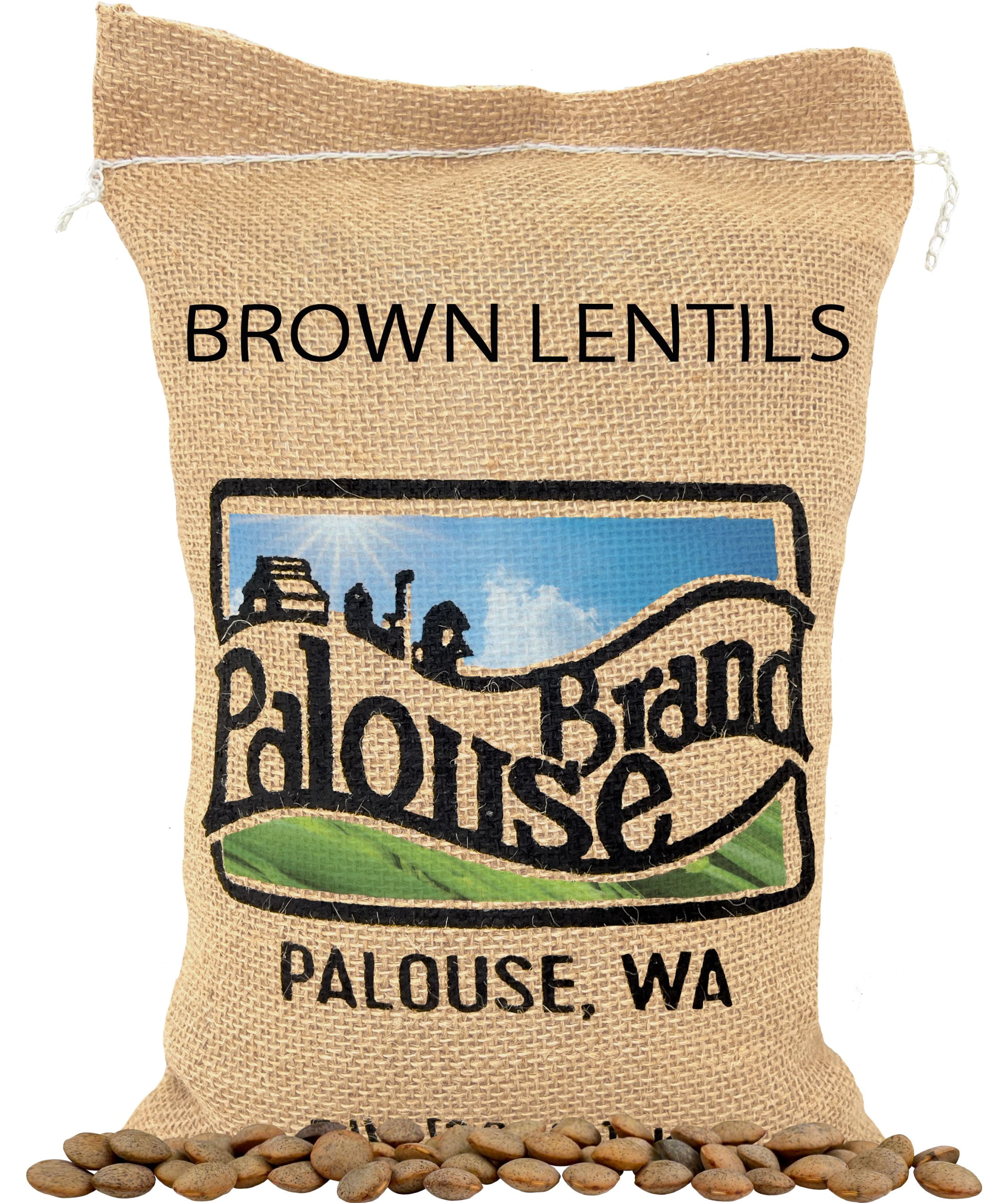 Certified Glyphosate Residue Free Brown Lentils | 5 LBS | Desiccant Free | Sproutable | Non-GMO Project Verified | Kosher