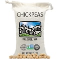 thumbnail image 1 of Certified Glyphosate Residue Free Chickpeas | 3 LBS | Family Farmed in Washington State | Desiccant Free | Non-GMO Project Verified | Kosher Parve | Cotton Drawstring Bag, 1 of 9