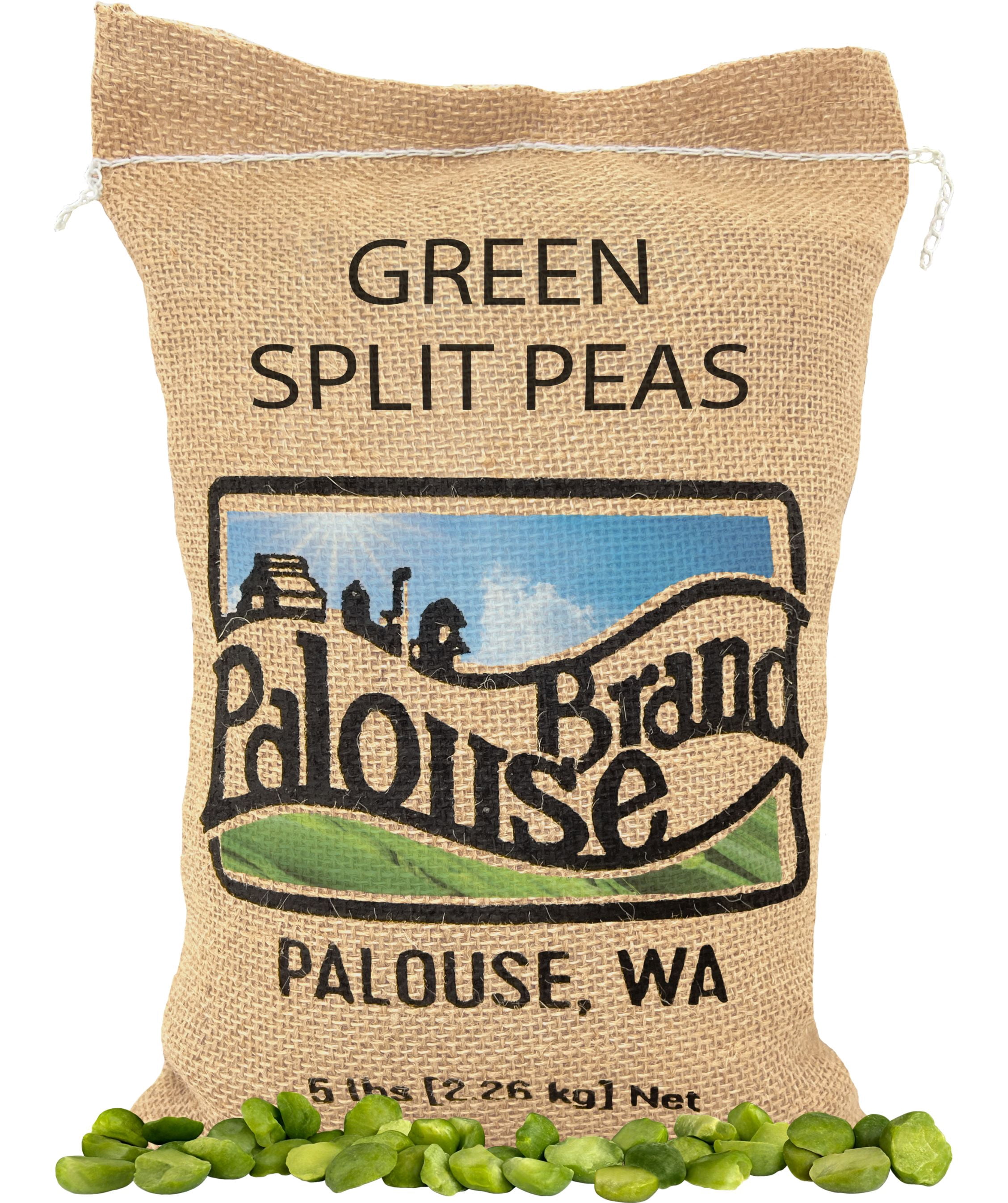 Certified Glyphosate Residue Free Green Split Peas | Mader Family Grown | 5 LB | Palouse Brand | Non-GMO | Kosher