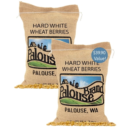 Palouse Brand Certified Glyphosate Free Hard White Wheat Berries | 10 lbs