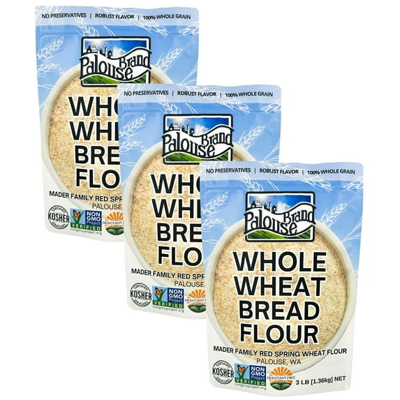 Certified Glyphosate Residue Free Unbleached Hard Red Spring Wheat Flour | 9 LBS | Non-GMO Project Verified