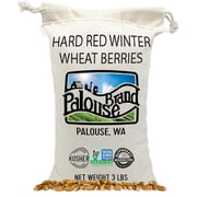 Certified Glyphosate Residue Free Hard Red Winter Wheat Berries | 3 LBS | Family Farmed in Washington State | Non-GMO Project Verified