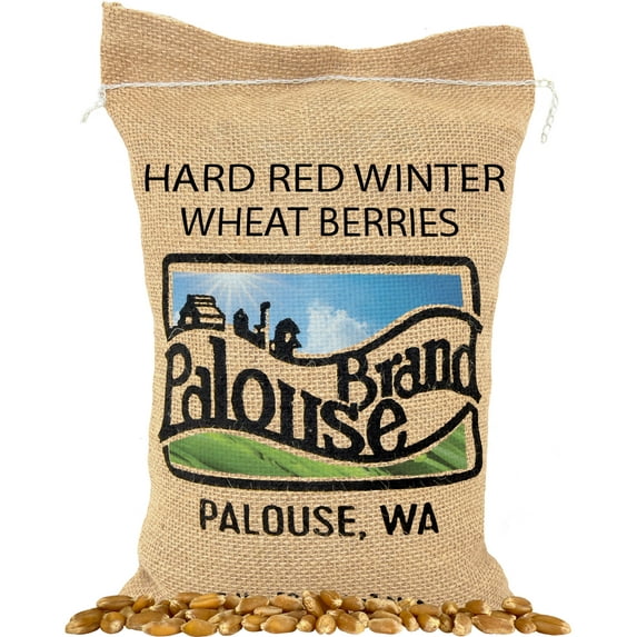 Certified Glyphosate Residue Free Hard Red Winter Wheat Berries | 5 LBS | Family Farmed in Washington State | Non-GMO Project Verified