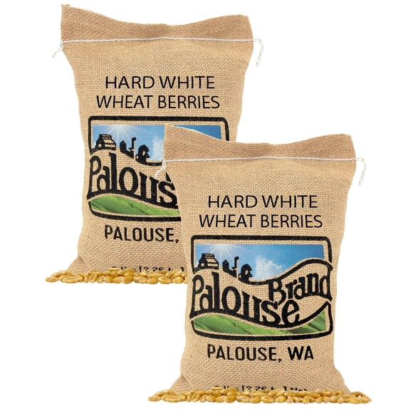 Certified Glyphosate Residue Free Hard White Wheat Berries | 10 LBS | Family Farmed in Washington State | Non-GMO Project Verified | Kosher | Field Traced