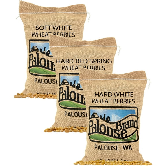 Certified Glyphosate Residue Free Hard White Wheat, Soft White Wheat, and Hard Red Spring Wheat | 15 LBS