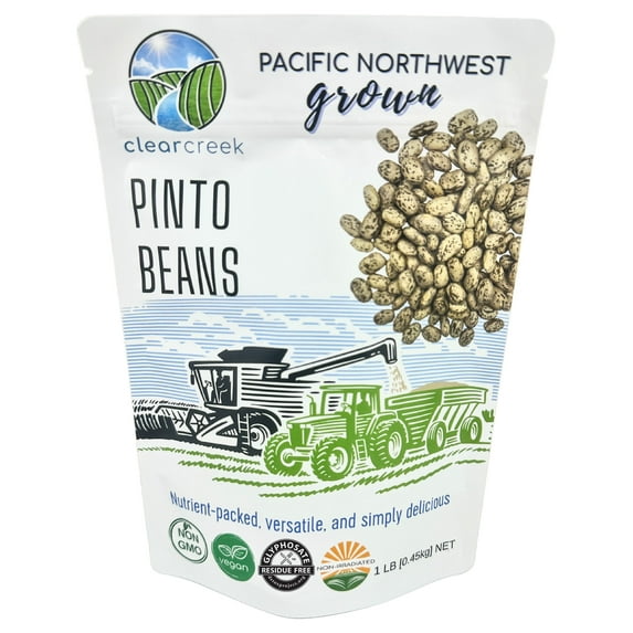 Certified Glyphosate Residue Free Pinto Beans | 1 lb | North American Grown | Non-GMO | Kosher