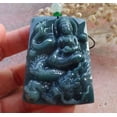 thumbnail image 1 of Certified Green Burma 100% Natural A Jade jadeite Pendant Guanyin Kwan Yin Dragon Necklace 597273 TN, 1 of 11