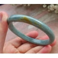 thumbnail image 1 of Certified Green Yellow Burma Natural A JADE Jadeite Bangle Bracelet 60mm 587507 TN, 1 of 10