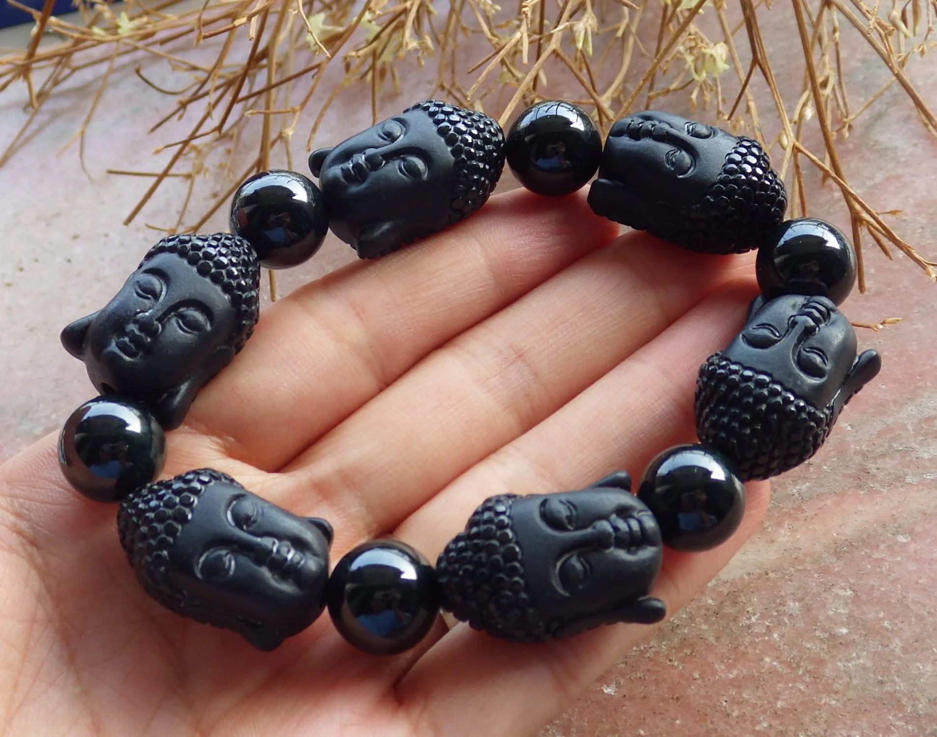 Certified Hand Carved Natural Black Myanmar Burma A JADE Jadeite
