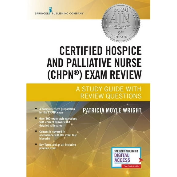 Certified Hospice and Palliative Nurse (CHPN) Exam Review: A Study Guide with Review Questions, (Paperback)