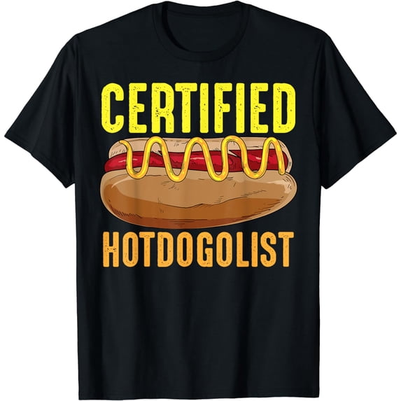 Certified Hotdogolist | Sausage Sandwich Humor Gift T-Shirt