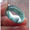thumbnail image 1 of Certified Icy Green Blue Water Burma 100% Natural A JADE Jadeite Circle RING USA. 9 RING 590057 TN, 1 of 10