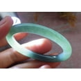 thumbnail image 1 of Certified Icy Green Burma 100% Natural A JADE Jadeite Baby Circle Bangle Bracelet 43 mm 663942 TN, 1 of 11