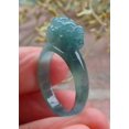 thumbnail image 1 of Certified Icy Green Burma Natural A JADE Jadeite Dragon Pi Xiu RING USA. 8.25 RING 649577 TN, 1 of 11