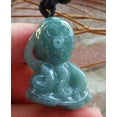 thumbnail image 1 of Certified Icy Green Burma Natural A Jade jadeite Pendant Octopus Fish Turtle Coin Necklace 586386 TN, 1 of 9