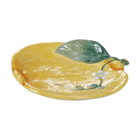 Certified International 3-D Lemon Dessert Plate, 8-inch Diameter, Kitchenware and Accessories