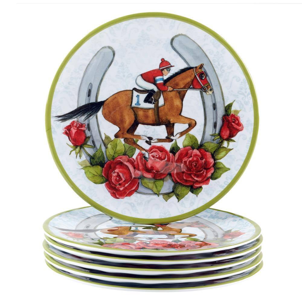 Certified International Derby Day at the Races Salad Plate