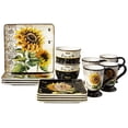 thumbnail image 1 of Certified International French Sunflower 16 pc. Dinnerware Set, Service for 4, Multicolored, 1 of 1