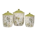 thumbnail image 1 of Certified International Green Fields 3 Piece Canister Set 54 oz, 72 oz, 104 oz, Multicolor, 1 of 5