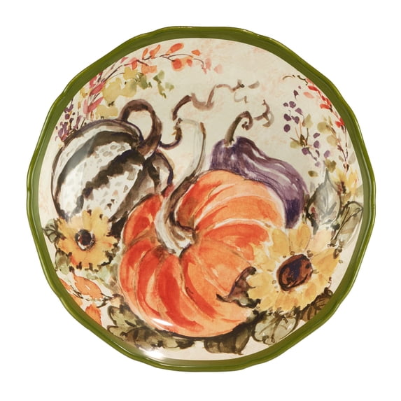 Certified International Harvest Morning Serving Bowl, 128 oz., Multicolor