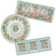 thumbnail image 1 of Certified International  Joy Of Easter Melamine 3 Piece Hostess Servware Set, 1 of 5