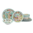 thumbnail image 1 of Certified International Joy of Easter 12-Piece Assorted Colors Melamine Dinnerware Set Service for 4, 1 of 4