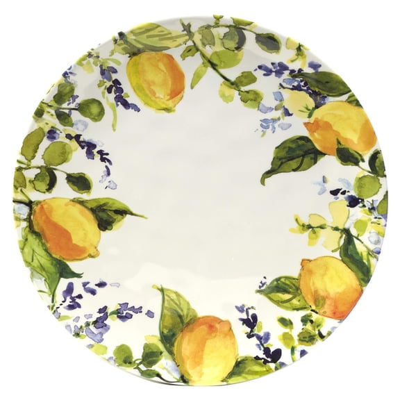 Certified International Lemon Zest Melamine Dinner Plate, 11-inches Diameter, Kitchenware and Accessories