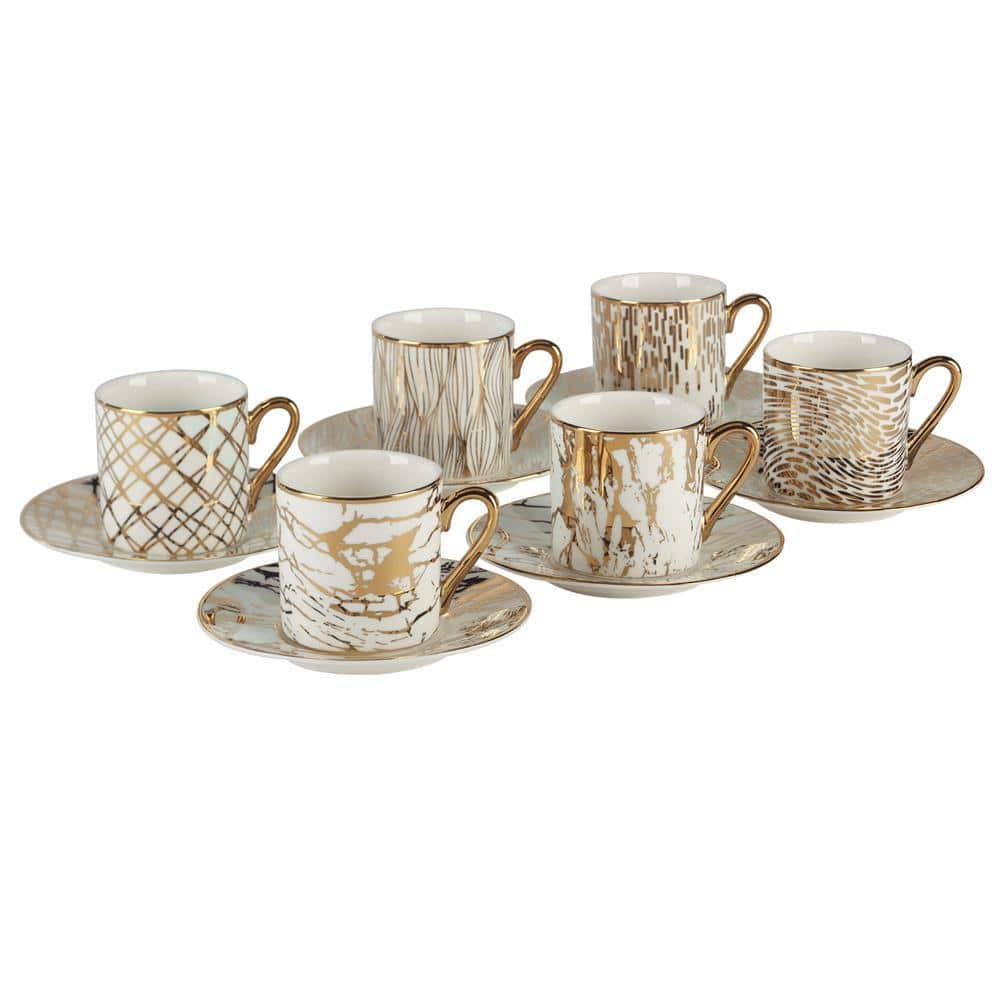 Certified International Matrix Espresso Cup and Saucer