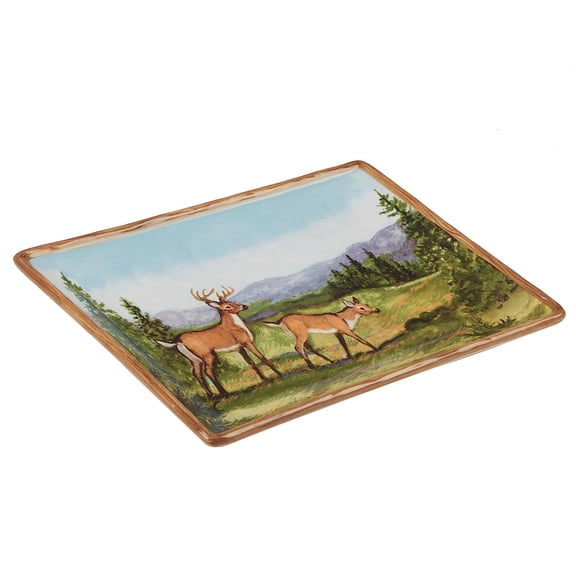Certified International Mountain Summit Rectangular Platter,14" x 10"