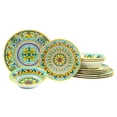 thumbnail image 1 of Certified International Palermo 12 Piece Melamine Dinnerware Set, Service For 4, 1 of 1