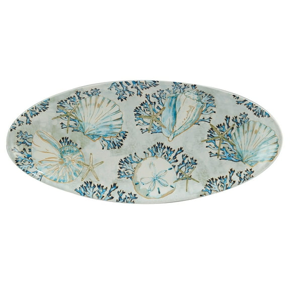 Certified International Playa Shells Fish Platter,