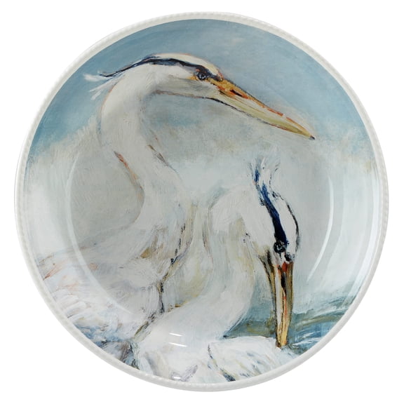 Certified International Shorebirds Serving Bowl, 144 oz, Multicolored