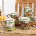 thumbnail image 1 of Certified International  York Stables 18 oz. Mugs, Set of 4 Assorted Designs, 1 of 2