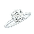 thumbnail image 1 of Rosec Jewels Certified Lab Grown 2 Carat Diamond Engagement Ring, EF-VS Grade - Ready To Gift, 14K White Gold, US 10.00, 1 of 7