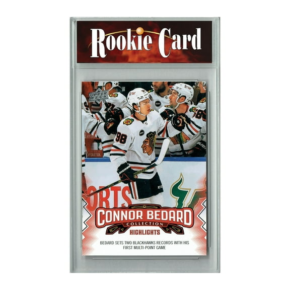 Certified Mint+ 2023 Upper Deck Connor Bedard Collection #20 1st Multi Pt Game Rookie Card