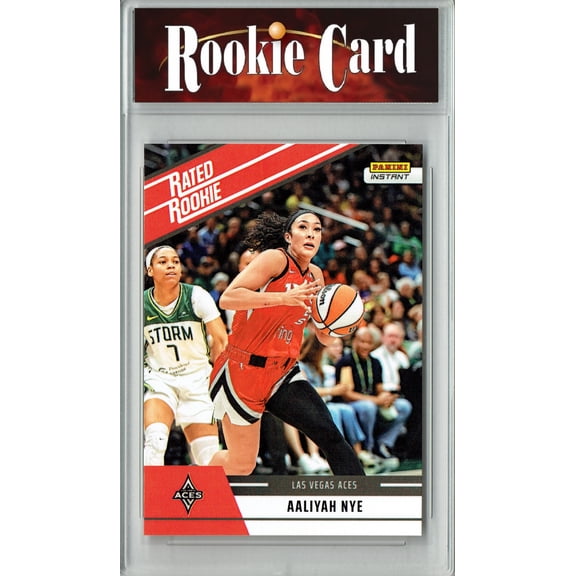 Certified Mint+ Aaliyah Nye 2025 WNBA Panini Instant #RRR14 Retro Rated Rookie Card Las Vegas Aces
