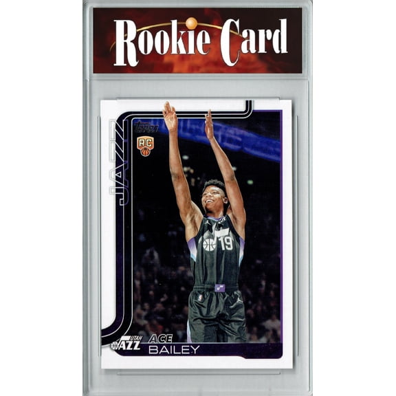 Certified Mint+ Ace Bailey 2025  #205 NBA Flagship Rookie Card Utah Jazz