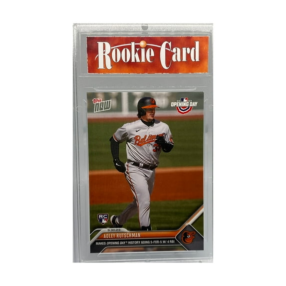 Certified Mint+ Adley Rutschman 2023 Topps Now #4 Opening Day Rookie Card Orioles