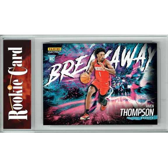 Certified Mint+ Amen Thompson 2023 Panini Instant #B4 Breakaway SP 1/4085 Rookie Card Houston Rockets