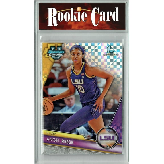 Certified Mint+ Angel Reese 2024 Bowman Draft Chrome #49 Xfractor SP Rookie Card LSU Tigers