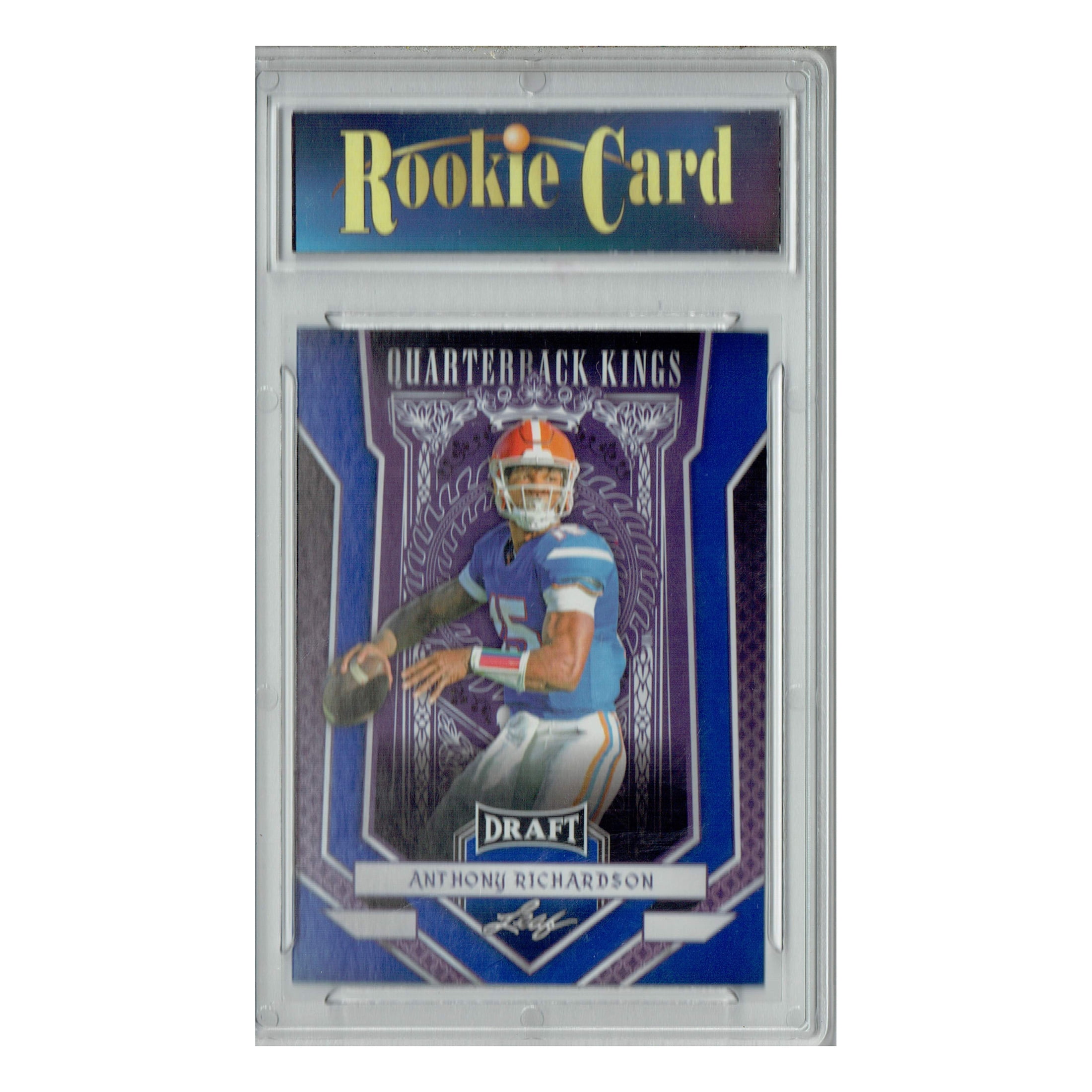 Certified Mint+ Anthony Richardson 2023 Leaf Football #88 Blue QB Kings Rookie Card