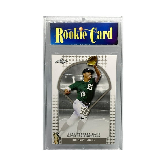 Certified Mint+ Anthony Volpe 2018 Leaf Perfect Game #67 National Showcase 1st Rookie Card Ever NY Yankees