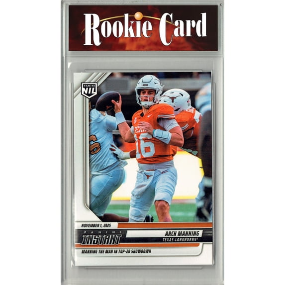 Certified Mint+ Arch Manning 2025 NIL Instant #AMD Only 516 Made Rookie Card Texas Longhorns