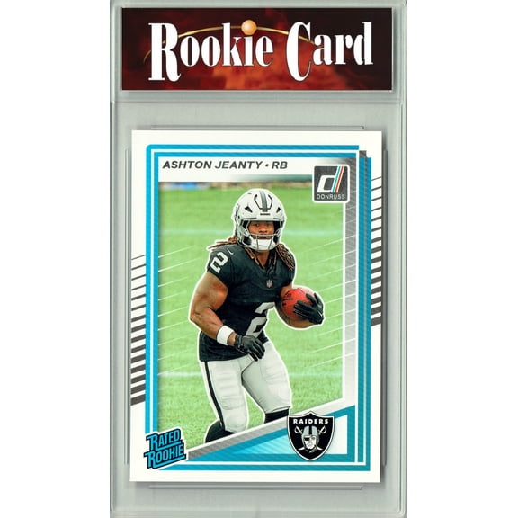 Certified Mint+ Ashton Jeanty 2025 Donruss Football #305 Rookie Card Las Vegas Raiders