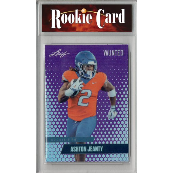 Certified Mint+ Ashton Jeanty 2025 Leaf Vaunted Metal #VM-07 Purple 15 Made Rookie Card Las Vegas Raiders
