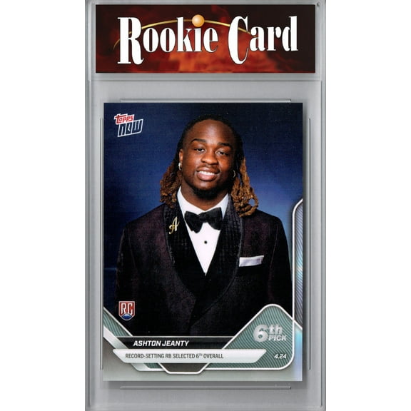 Certified Mint+ Ashton Jeanty 2025 Topps Now #D-2 Draft Night Rookie Card Las Vegas Raiders