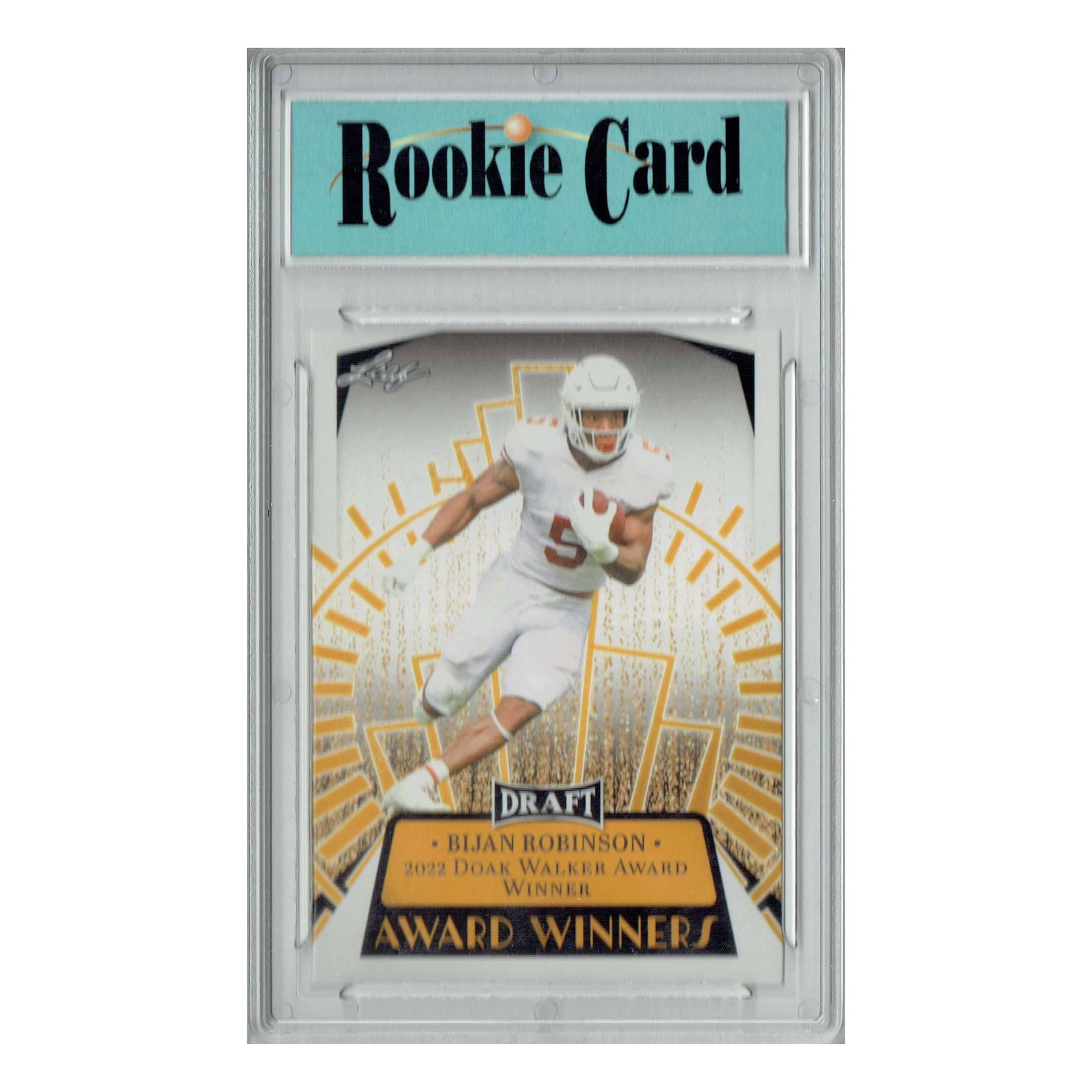 Certified Mint+ Bijan Robinson 2023 Leaf Football #12 Award Winners Rookie Card
