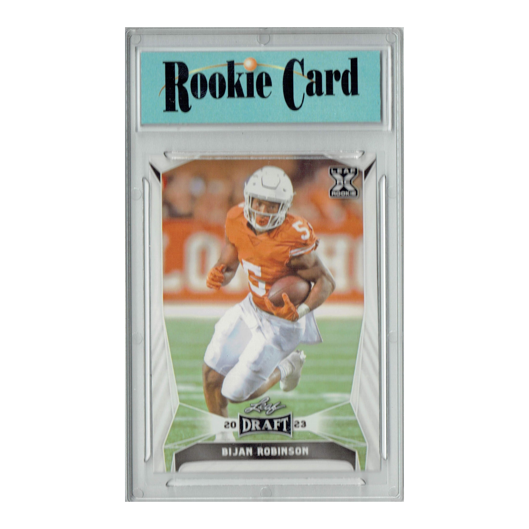 Certified Mint+ Bijan Robinson 2023 Leaf Football #41 Texas Rookie Card