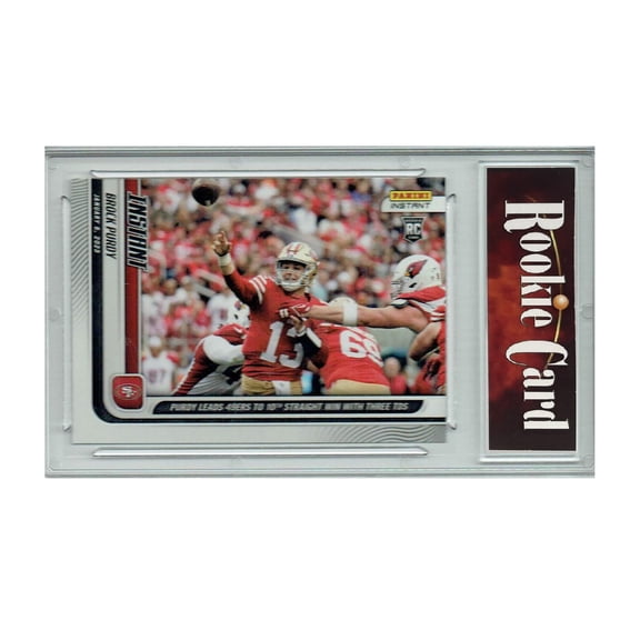 Certified Mint+ Brock Purdy 2022 Panini Instant #186 10th Straight Win 1 of 2247 Rookie Card San Francisco 49ers